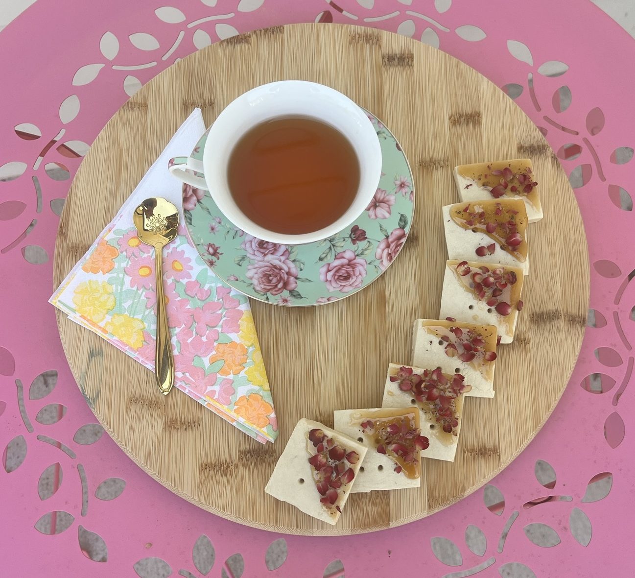 Rose & Earl Grey Shortbread Cookies