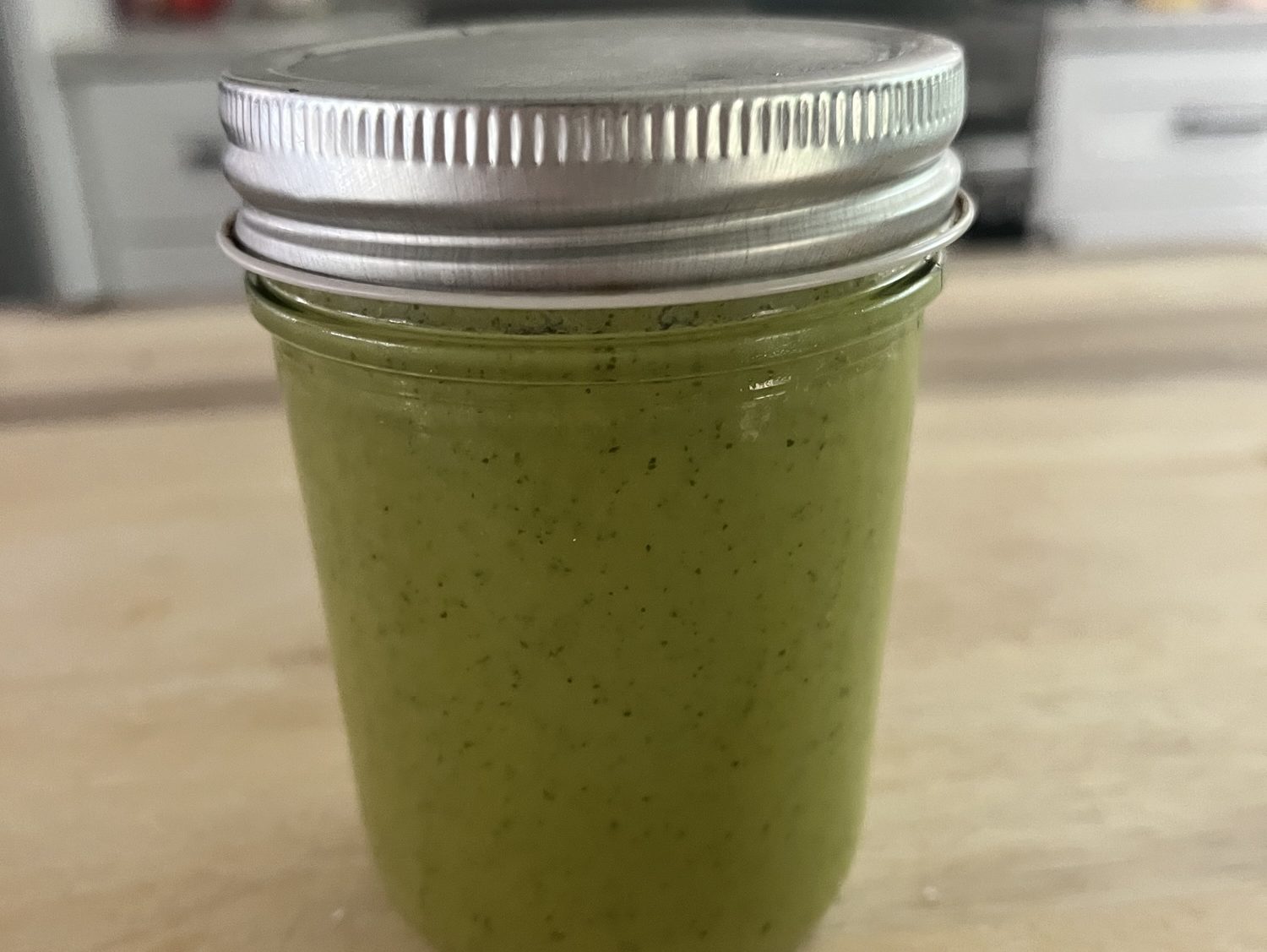 Easy Mint & Frozen Pea Salad Dressing (No Mayo)