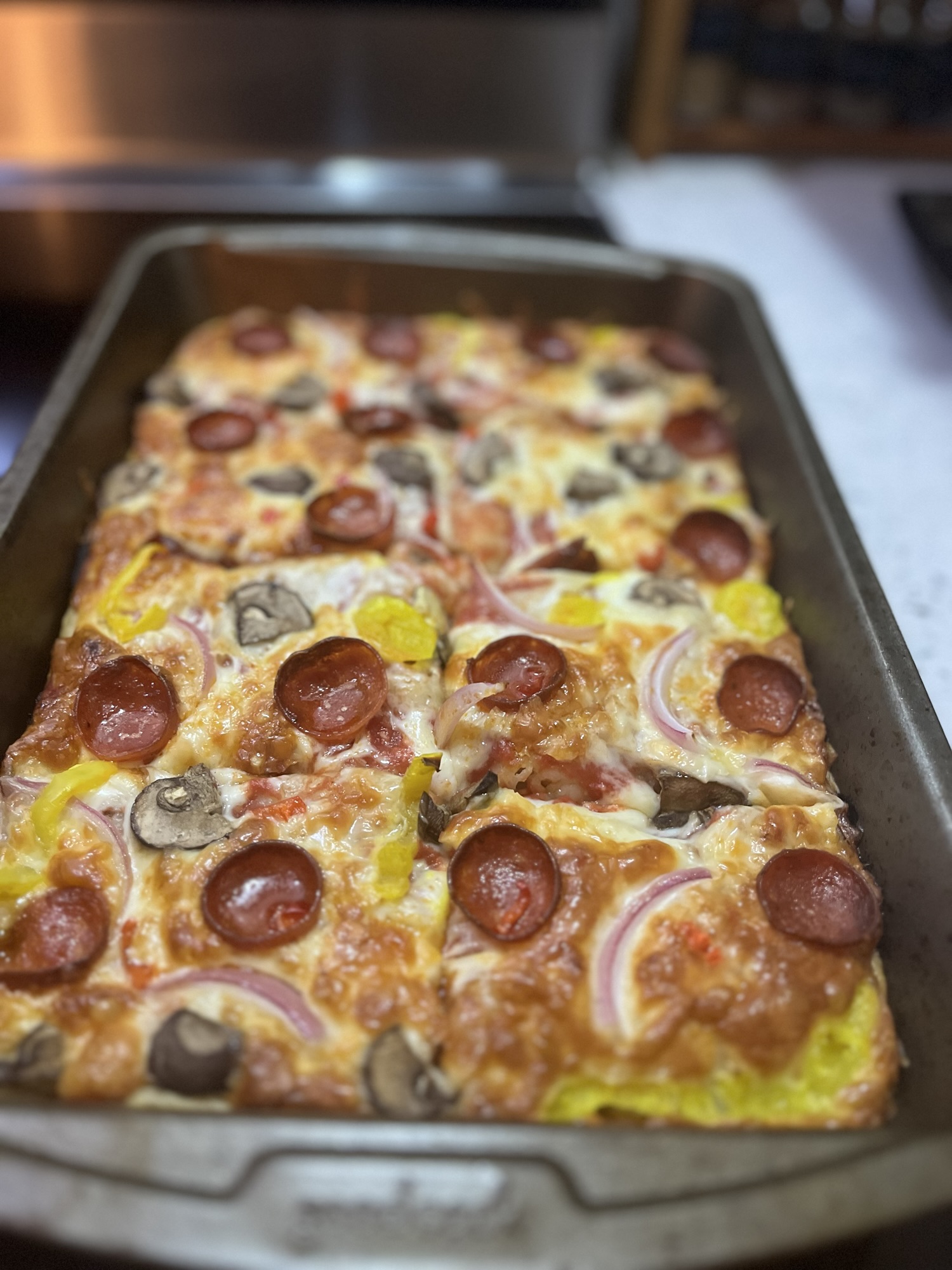 Detroit-Style Pizza Dough (Slow Fermentation Method)